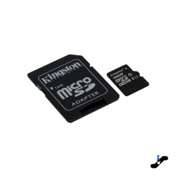 Micro SD 16GB clase 10 ScanDisk con adaptador 80mb