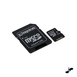 Micro SD 64GB clase 10 ScanDisk con adaptador 80mb